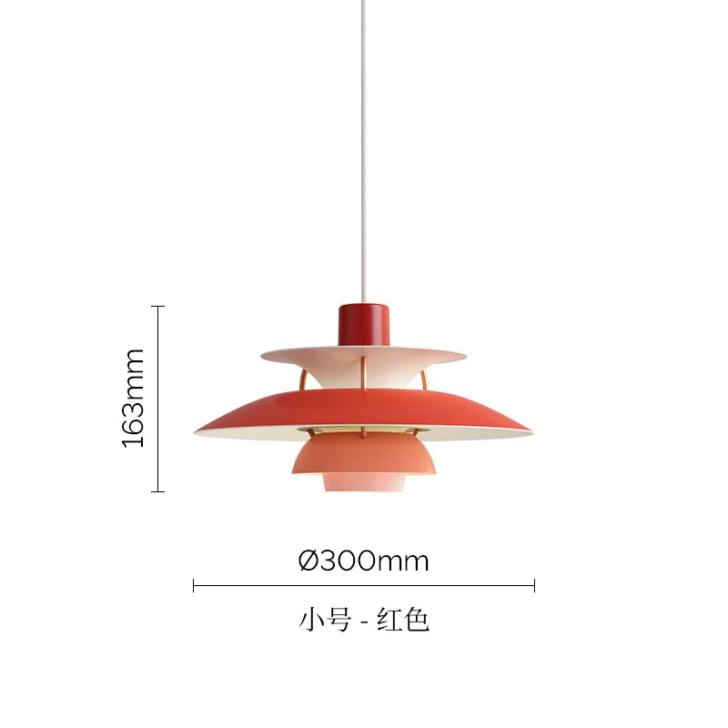 DecorBites™ Danish Designer LED Hanging Light Suspension Lamp E27 Suspend Luminaire Fixture