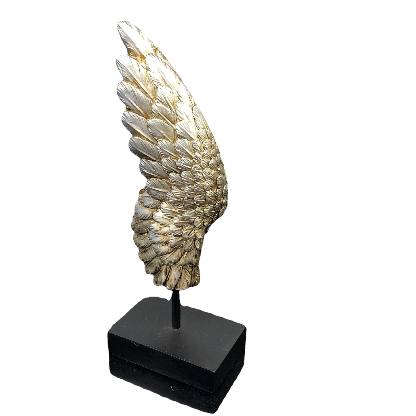 DecorBites™ Elegant Angel Wings Resin Sculpture Table Decor for Home and Office