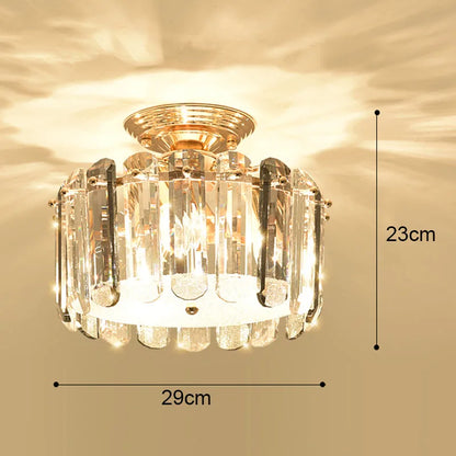 DecorBites™ Crystal LED Ceiling Chandelier for Home Decor