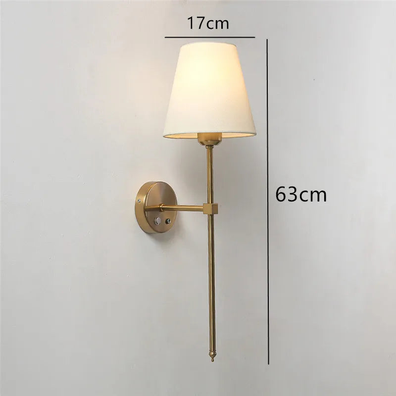 Aplique de pared LED DecorBites™ Gold Touch para decoración del hogar y restaurantes