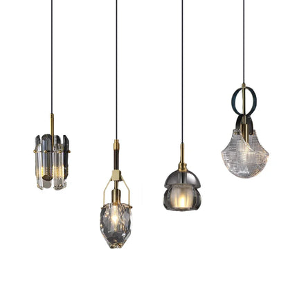 DecorBites™ Crystal LED Ceiling Chandelier - Dimmable Art Deco Pendant Light