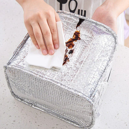 DecorBites™ Insulated Lunch Bag: Waterproof, Thermal, Portable, Keep Warm, Thickened.