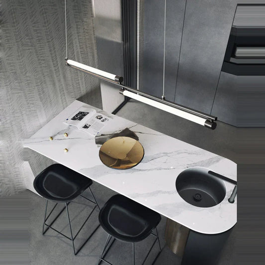 DecorBites™ LED Black Gold Designer Chandelier Lighting for Dinning Room