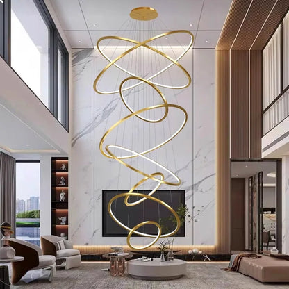 DecorBites™ Nordic Home Decor Stair Chandelier Living Room Bedroom Dining Room Lighting