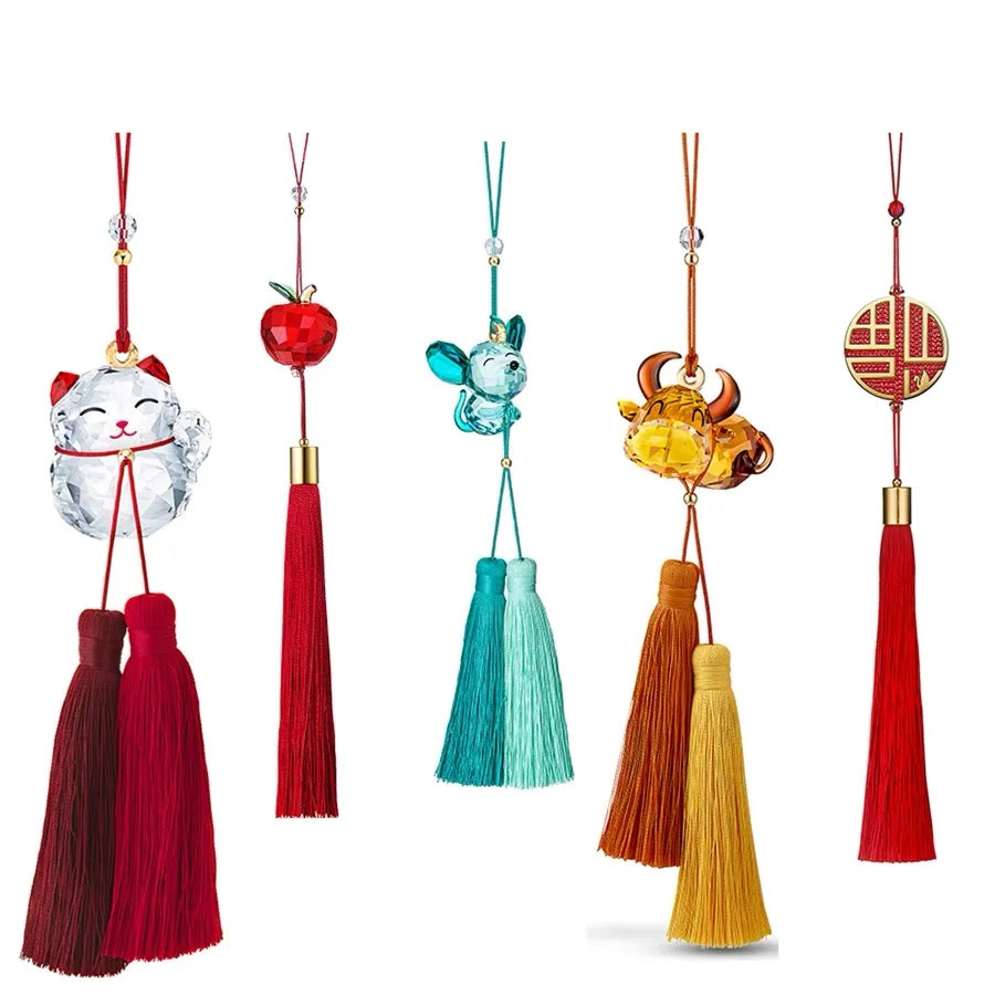 DecorBites™ Adorno Colgante de Animales de Cristal para Decoración del Hogar - Novedad 2022