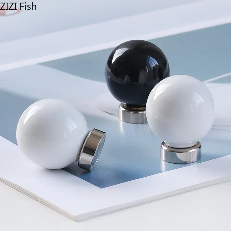 DecorBites™ Ceramic Magnetic Wall Hook Clothing Rack