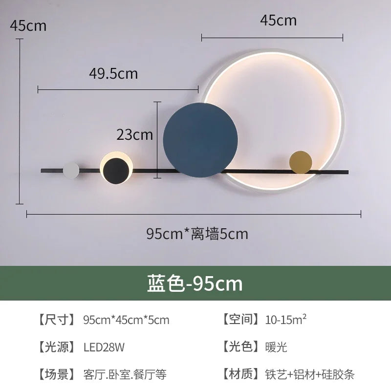 DecorBites™ LED Wall Sconce Modern Atmosphere Lighting Fixture for Home Decor