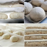 Kit de Tela de Lino Decorbites™ para Horneado de Masa de Pan para Prueba de Baguette, Esterilla de Lino para Pastelería