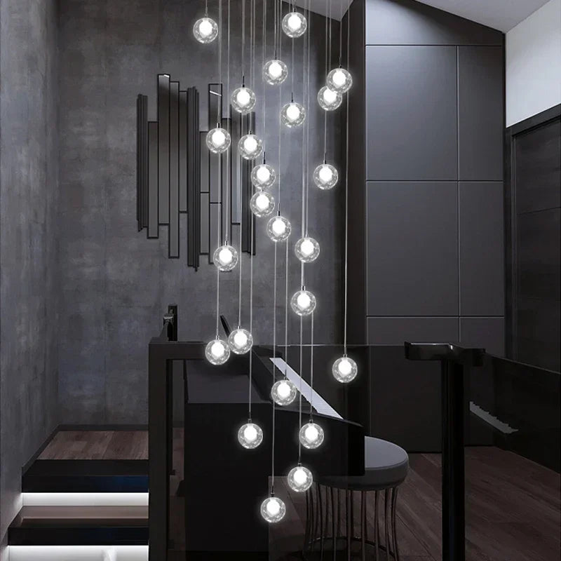 Modern LED Chandelier for Living and Dining Room Food Tables Staircase Chandelier Home Decoration Hanging Light Fixture