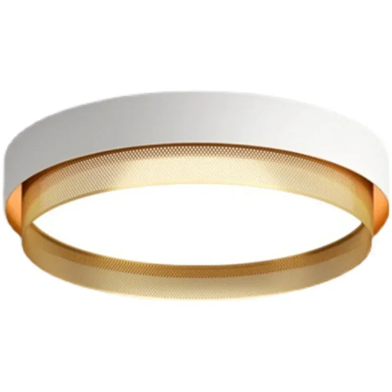 DecorBites™ Circular Metal Grid LED Ceiling Light - Modern Room Lighting