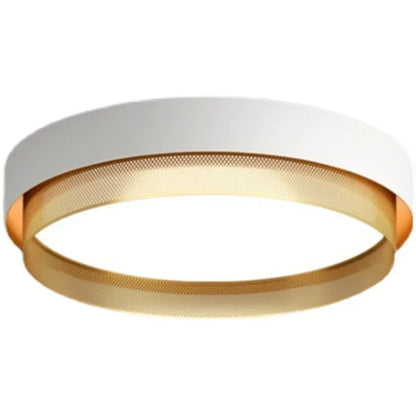 DecorBites™ Circular Metal Grid LED Ceiling Light - Modern Room Lighting