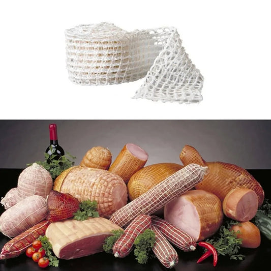 DecorBites™ Hot Dog Meat Mesh Net Butcher's String Roll 3/5M