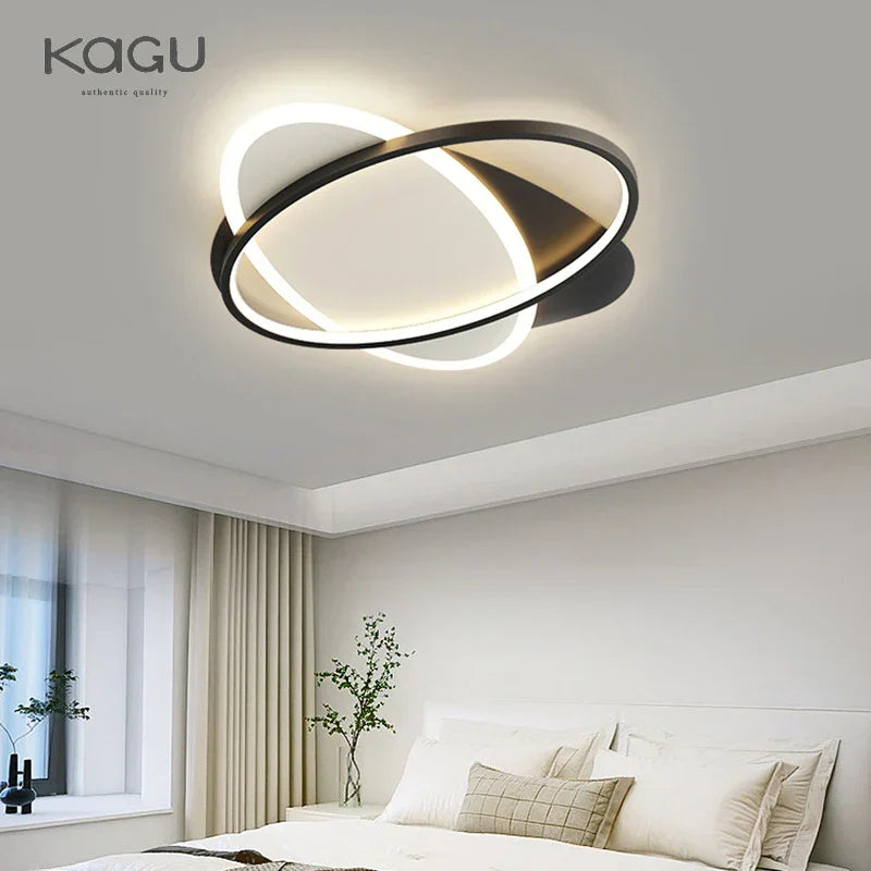 Decorbites™ LED-Kronleuchter: Schwarz-weiß moderne Beleuchtung für Wohn- und Arbeitszimmer Leuchte