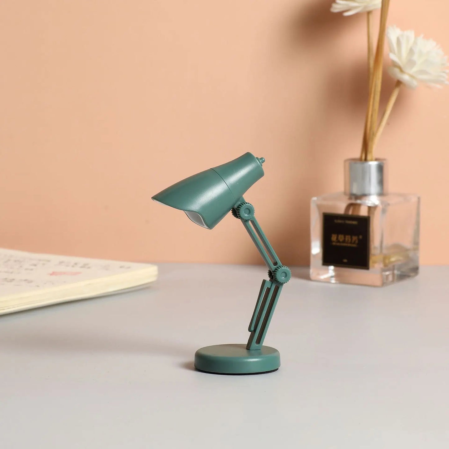 DecorBites™ LED Mini Desk Lamp with Clip, Foldable Design, Magnetic Base, Eye Protection, for Bedroom & Study