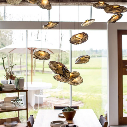 DecorBites™ Cloud Glass Pendant Lights | Nordic Modern Blown Crystal Suspension Lamps