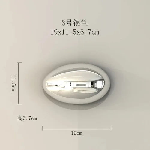 ديكور بايتس™ زينة جدارية من الحجر الذهبي ثلاثي الأبعاد لديكور أنيق للغرفة