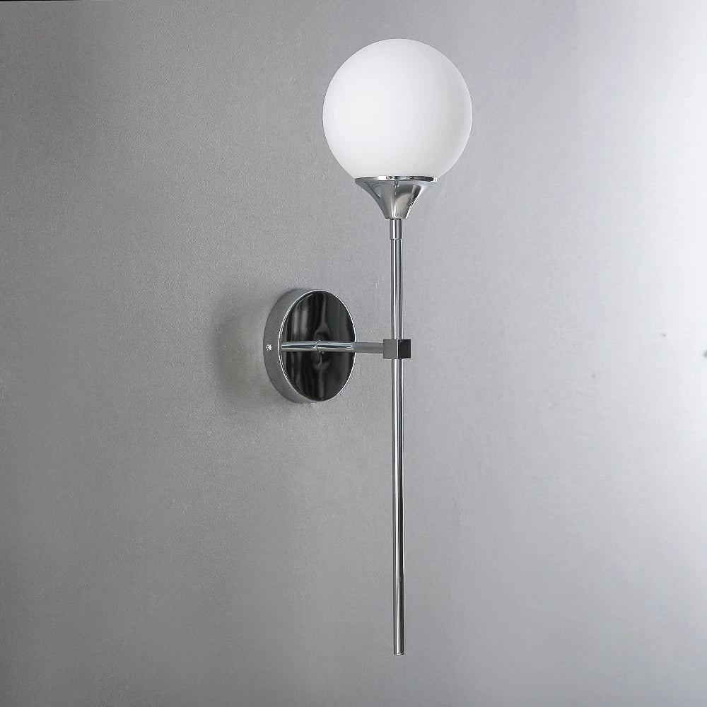 Lámpara de pared de vidrio dorado Decorbites™ LED para iluminación interior en cocina y baño