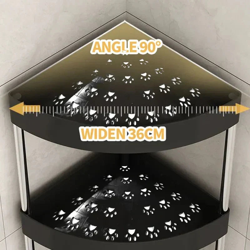 Estantería rodante de 5 niveles DecorBites™ para organizar la cocina y el baño