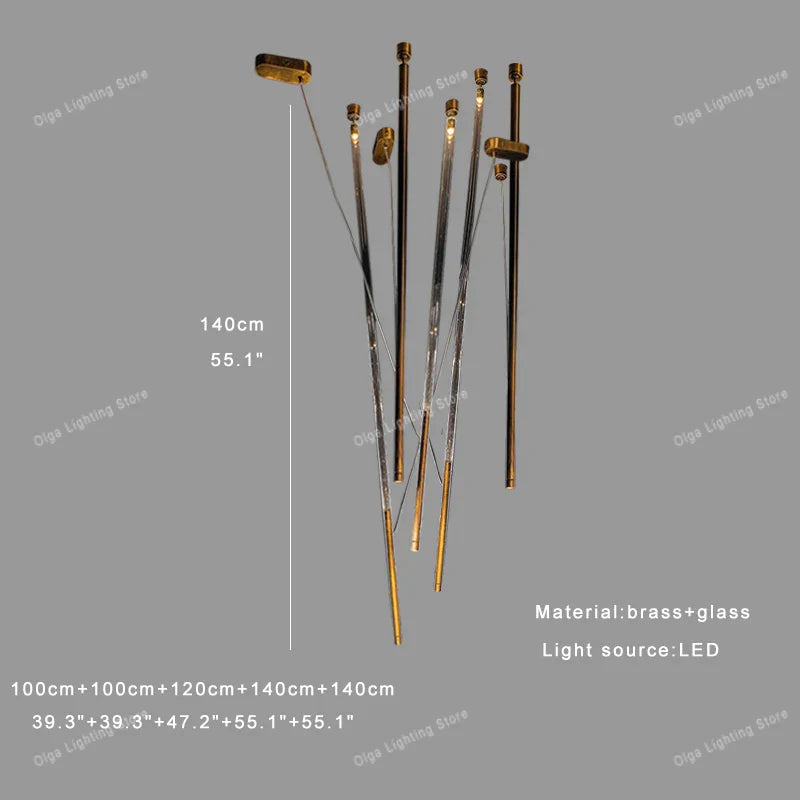 DecorBites™ Industrial Nordic LED Pendant Light for Dining Room Decor