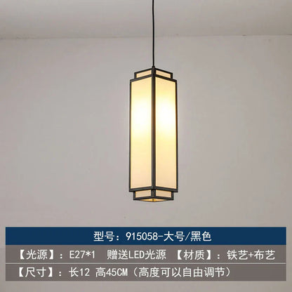 DecorBites™ Chinoiserie Retro Chandelier: Study Bedroom Dining Room Industrial Lighting