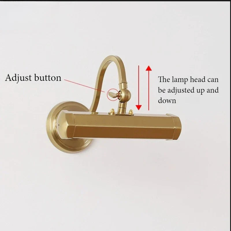 DecorBites™ Gold Mirror Headlight Wall Light - Modern Bedroom Reading Lamp Art Deco