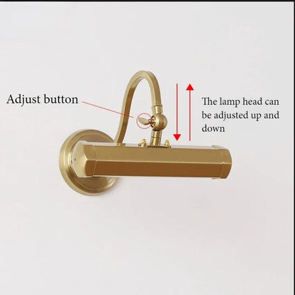 DecorBites™ Gold Mirror Headlight Wall Light - Modern Bedroom Reading Lamp Art Deco