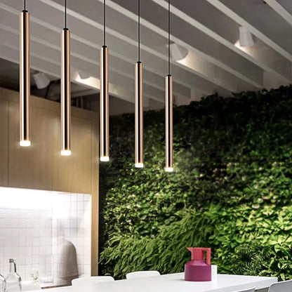 Lámpara colgante LED dorada DecorBites™ - Decoración de estilo europeo para el hogar y restaurantes