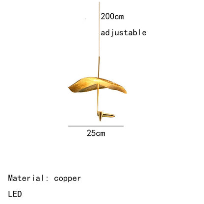 DecorBites™ LED Chandeliers 20/25/30/35cm Copper Dining Room Lighting Fixtures