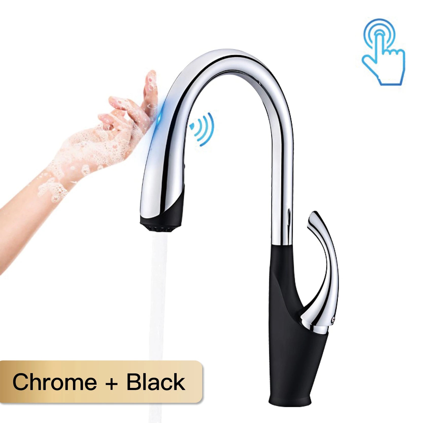 Brass Touch-Control Faucet