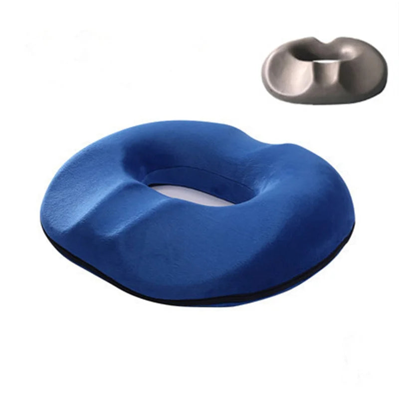 Decobites Hemorrhoid Prostate Health Seat Cushion: Removable Bamboo Charcoal Core Butt Cushion