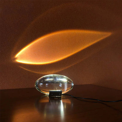 DecorBites™ Crystal Eye Of The Sky LED Table Lamp for Living Bedroom Decor