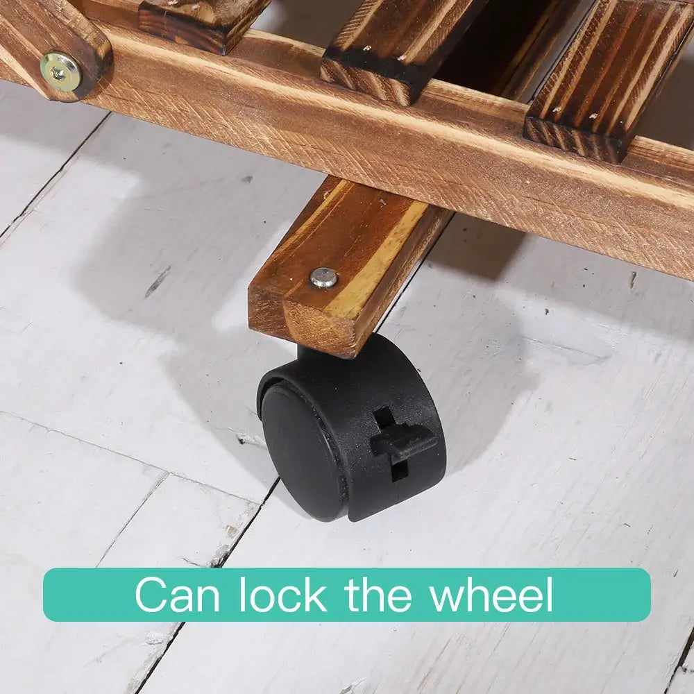 Decorbites™ 6-stufiger Holz-Pflanzenständer für Innen-/Außenbereich
