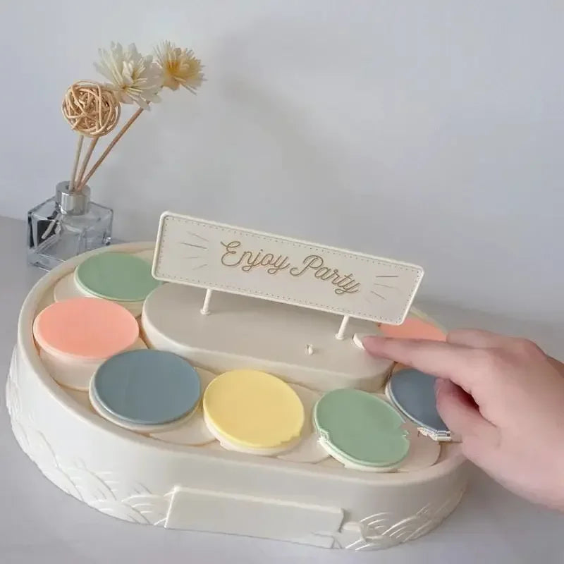 DecorBites™ Dessert Table Rotating Machine for Sushi, Cupcakes, Macarons Display