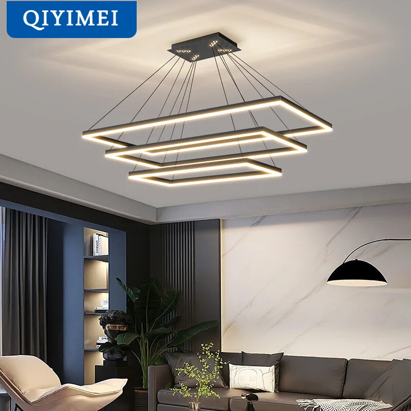 DecorBites™ LED Acrylic Pendant Lights Modern Hanging Lamp for Dining Room Kitchen Loft Decor