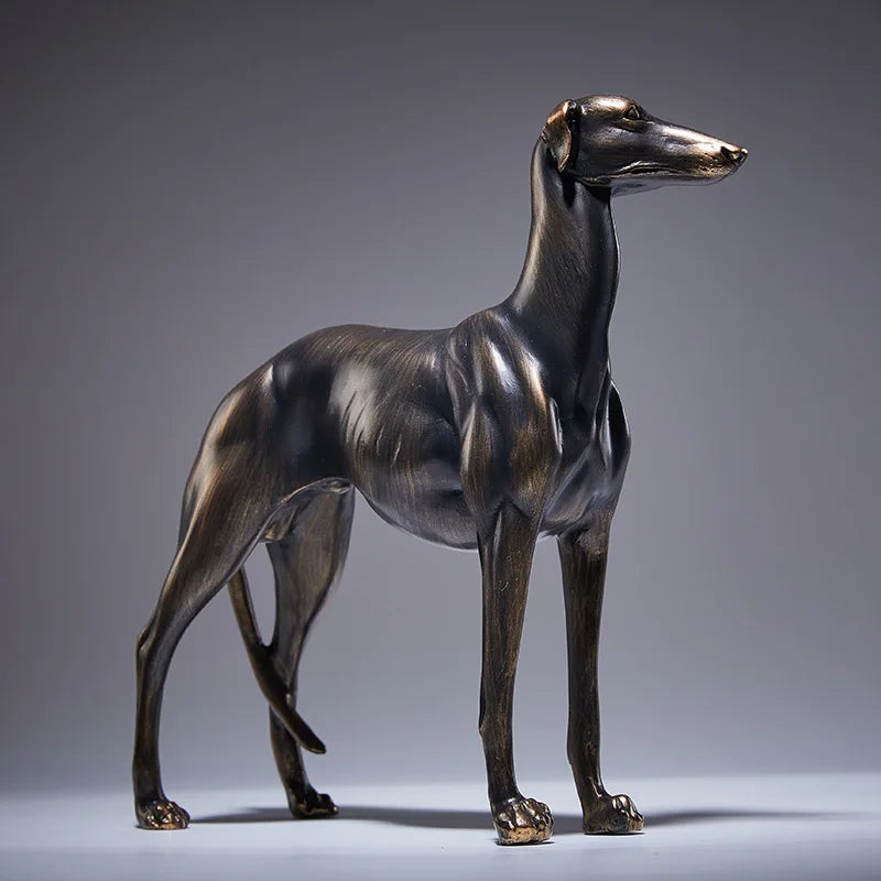 DecorBites™ Greyhound Dog Figurine Resin Home Decor Handicrafts