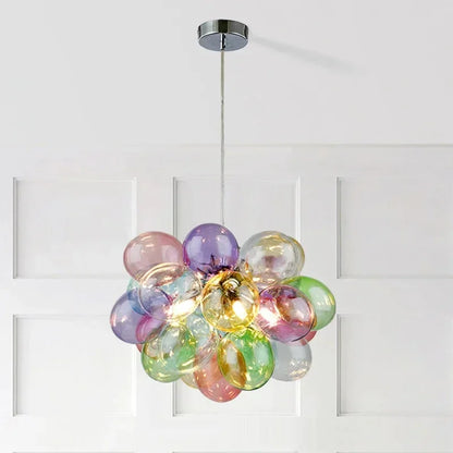 DecorBites™ Glass Bubble Chandelier Pendant Light for Living Room & Bedroom