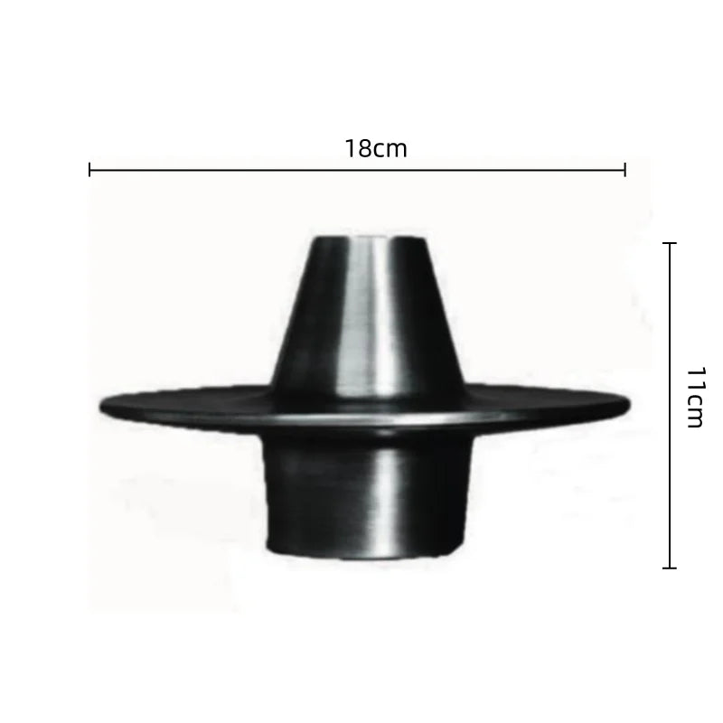 DecorBites™ Golden Geometry Metal Handicraft Flower Vase UFO Home Decor