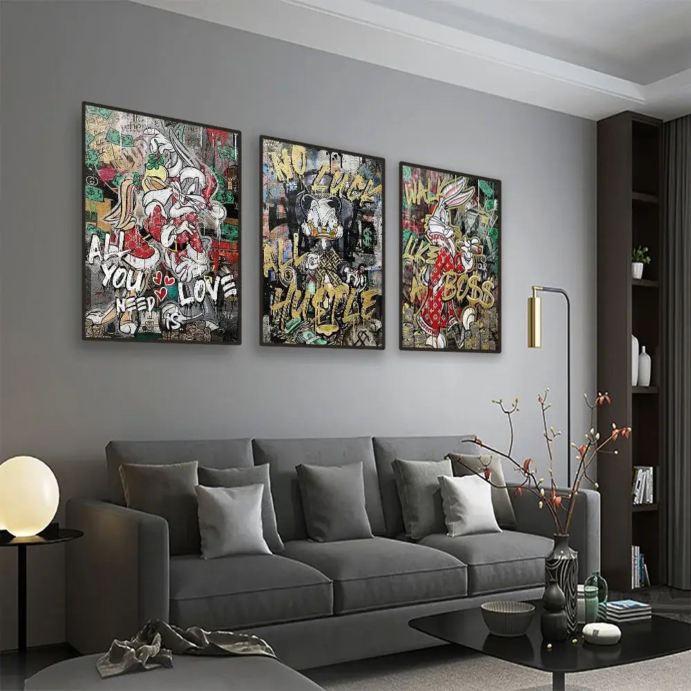 DecorBites™ Disney Marvel Donald Duck Canvas Wall Art