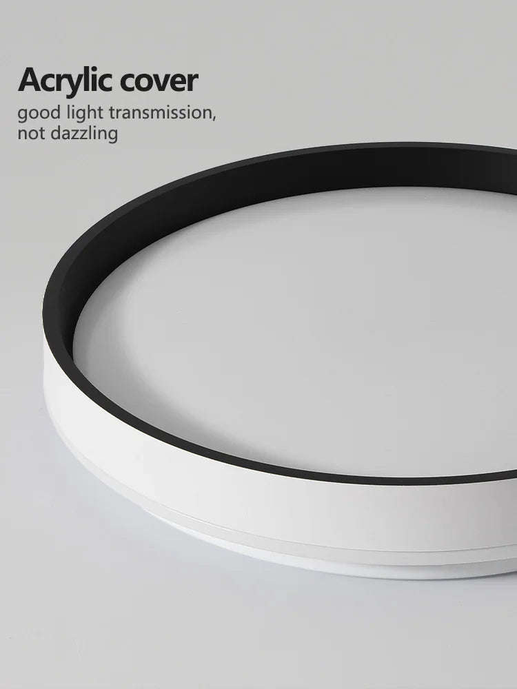 DecorBites™ LED Ceiling Lamp: Simple Modern Round Study Bedroom Balcony Light