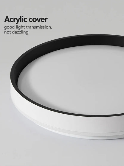 DecorBites™ LED Ceiling Lamp: Simple Modern Round Study Bedroom Balcony Light