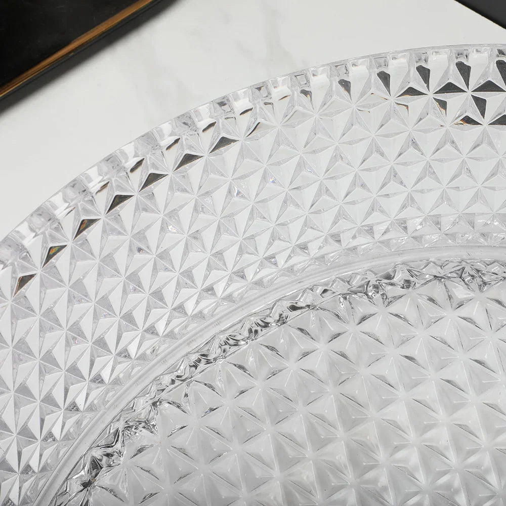 DecorBites™ Diamond Glass Basin Set with Matte Black Faucet and Pop-up Drain Mixer Tap