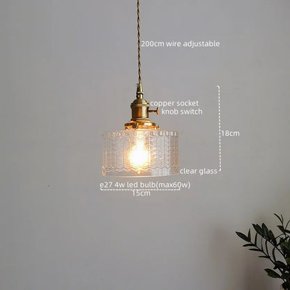 DecorBites™ Green Glass LED Pendant Lamp for Modern Home Decor and Lighting Fixtures