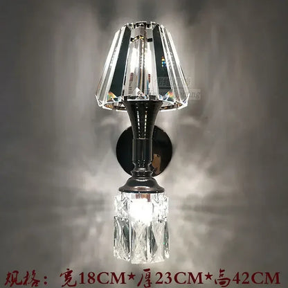 DecorBites™ K9 Crystal Wall Lamp for Living Room and Bedroom Atmospheric Lighting