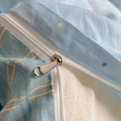 طقم سرير قطني مطبوع عليه رسوم متحركة من DecorBites™ لجميع المواسم