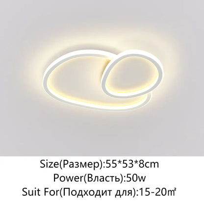 DecorBites™ Cobblestone LED Ceiling Lights Living Room Chandelier for Modern Home Decor