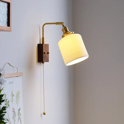 DecorBites™ Ceramic Copper LED Wall Lamps Bedroom Bathroom Mirror Light Fixtures