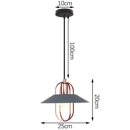DecorBites™ Iron Pendant Light for Dining Room, Kitchen, and Bedroom