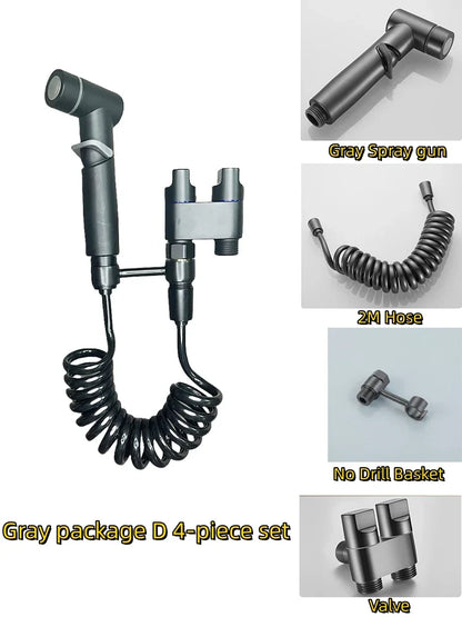 DecorBites™ High Pressure Handheld Bidet Sprayer Set for Bathroom Hygiene and Cleaning