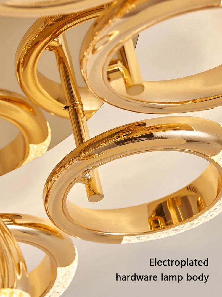 DecorBites™ Circle Ring LED Ceiling Light - Modern Minimalist Luxury Acrylic Bedroom Lighting Fixtures