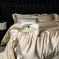 Decobites Brocade Lace Edge Egyptian Cotton Bedding Set - 4Pcs